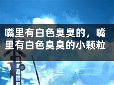 嘴里有白色臭臭的，嘴里有白色臭臭的小颗粒