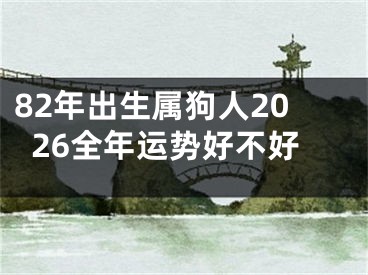 82年出生属狗人2026全年运势好不好