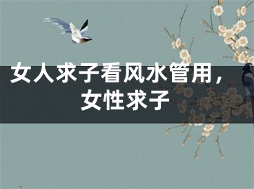 女人求子看风水管用,女性求子
