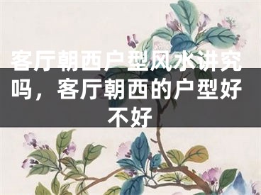 客厅朝西户型风水讲究吗，客厅朝西的户型好不好