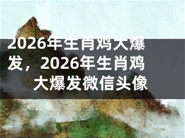2026年生肖鸡大爆发,2026年生肖鸡大爆发微信头像