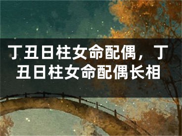 丁丑日柱女命配偶，丁丑日柱女命配偶长相