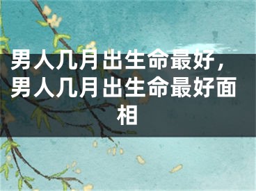 男人几月出生命最好，男人几月出生命最好面相