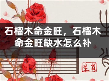 石榴木命金旺，石榴木命金旺缺水怎么补
