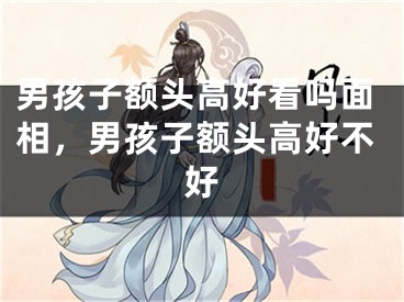 男孩子额头高好看吗面相,男孩子额头高好不好