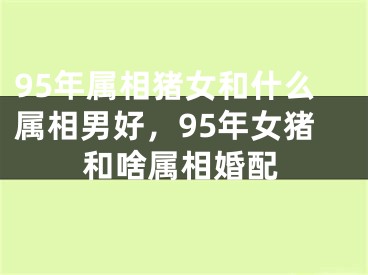 95年属相猪女和什么属相男好,95年女猪和啥属相婚配