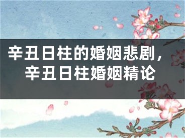 辛丑日柱的婚姻悲剧，辛丑日柱婚姻精论
