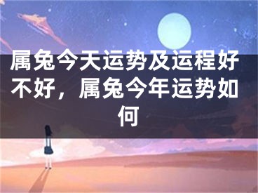 属兔今天运势及运程好不好，属兔今年运势如何