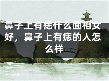 鼻子上有痣什么面相女好，鼻子上有痣的人怎么样