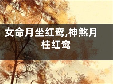 女命月坐红鸾,神煞月柱红鸾