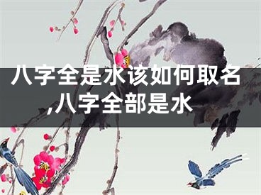 八字全是水该如何取名,八字全部是水
