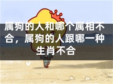 属狗的人和哪个属相不合，属狗的人跟哪一种生肖不合