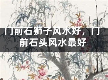 门前石狮子风水好，门前石头风水最好