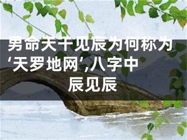 男命天干见辰为何称为‘天罗地网’,八字中辰见辰