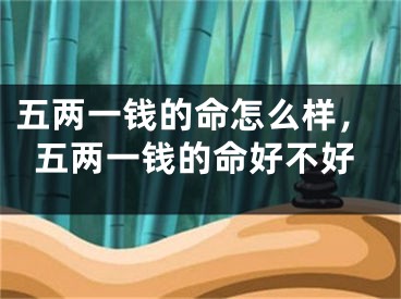五两一钱的命怎么样，五两一钱的命好不好