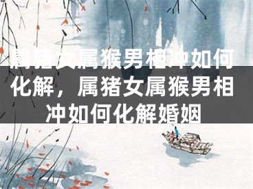 属猪女属猴男相冲如何化解，属猪女属猴男相冲如何化解婚姻