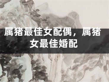 属猪最佳女配偶，属猪女最佳婚配