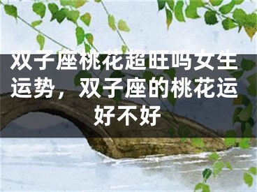 双子座桃花超旺吗女生运势，双子座的桃花运好不好