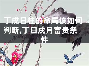 丁戌日柱的命局该如何判断,丁日戌月富贵条件