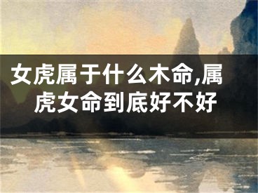 女虎属于什么木命,属虎女命到底好不好