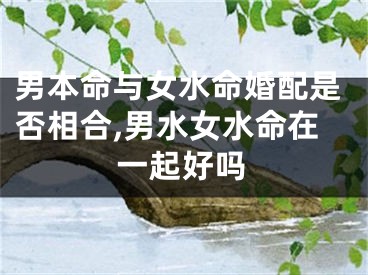 男本命与女水命婚配是否相合,男水女水命在一起好吗