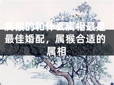 属猴的和什么属相最是最佳婚配，属猴合适的属相