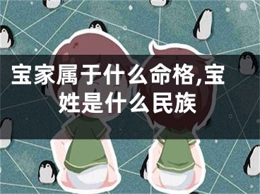 宝家属于什么命格,宝姓是什么民族