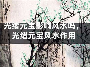 光绪元宝影响风水吗，光绪元宝风水作用