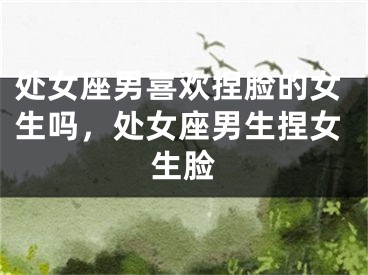 处女座男喜欢捏脸的女生吗,处女座男生捏女生脸