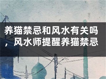 养猫禁忌和风水有关吗，风水师提醒养猫禁忌
