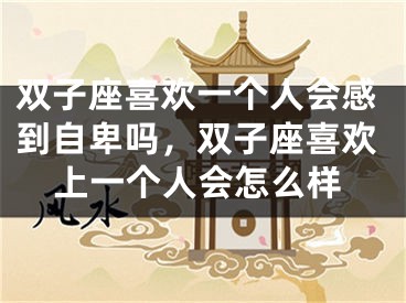 双子座喜欢一个人会感到自卑吗，双子座喜欢上一个人会怎么样