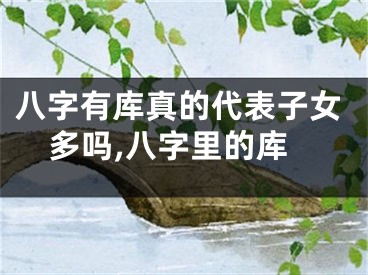 八字有库真的代表子女多吗,八字里的库