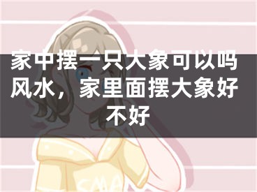 家中摆一只大象可以吗风水，家里面摆大象好不好