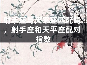 射手座与天平座匹配吗,射手座和天平座配对指数