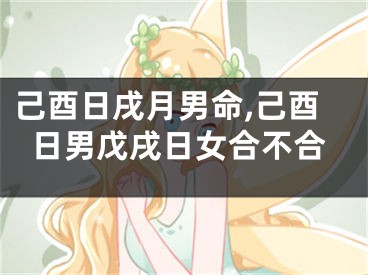 己酉日戌月男命,己酉日男戊戌日女合不合