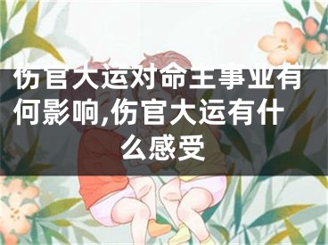 伤官大运对命主事业有何影响,伤官大运有什么感受