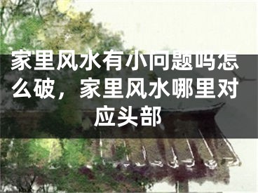 家里风水有小问题吗怎么破，家里风水哪里对应头部