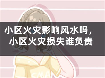 小区火灾影响风水吗，小区火灾损失谁负责