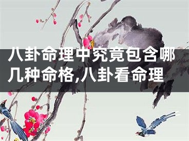 八卦命理中究竟包含哪几种命格,八卦看命理