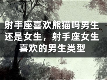射手座喜欢熊猫吗男生还是女生，射手座女生喜欢的男生类型