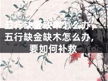 五行缺金缺木怎么办，五行缺金缺木怎么办,要如何补救