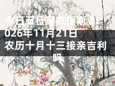 今日五行穿衣指南 2026年11月21日农历十月十三接亲吉利吗
