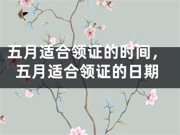 五月适合领证的时间，五月适合领证的日期