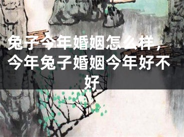 兔子今年婚姻怎么样，今年兔子婚姻今年好不好