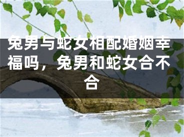 兔男与蛇女相配婚姻幸福吗，兔男和蛇女合不合