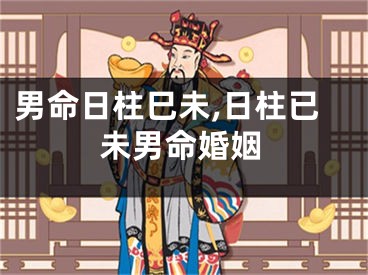 男命日柱巳未,日柱已未男命婚姻