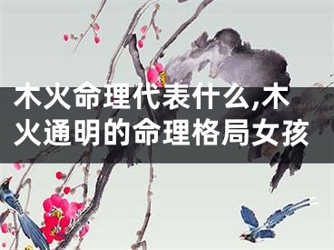 木火命理代表什么,木火通明的命理格局女孩