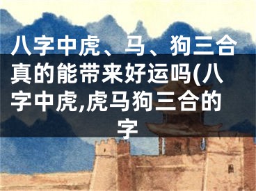 八字中虎、马、狗三合真的能带来好运吗(八字中虎,虎马狗三合的字