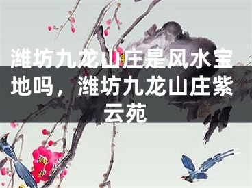 潍坊九龙山庄是风水宝地吗，潍坊九龙山庄紫云苑