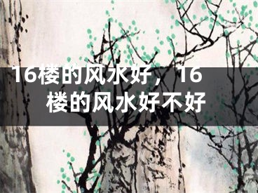 16楼的风水好，16楼的风水好不好